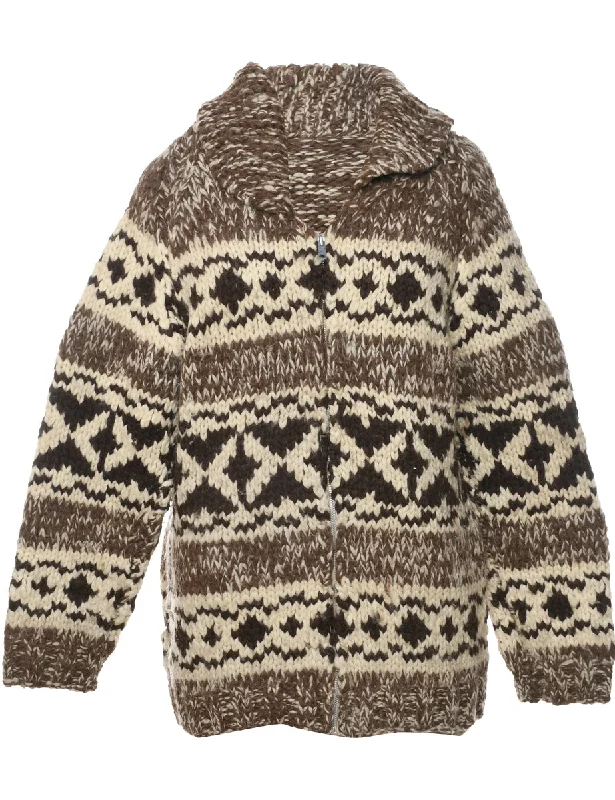 Zip Front Cardigan - L Asymmetrical,ymmetric Pencil Cardigan