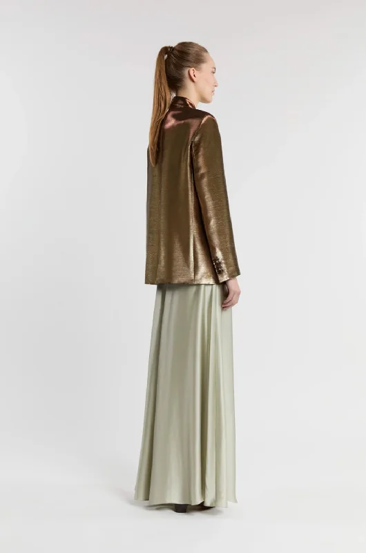 INDRESS - Jacket Capucine in Dark Gold Cotton Jacket Linen Jacket Terry Jacket