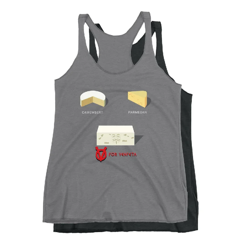 Movie The Food™ "V For Venfeta" Women's Racerback Tank Top sleep tank top
