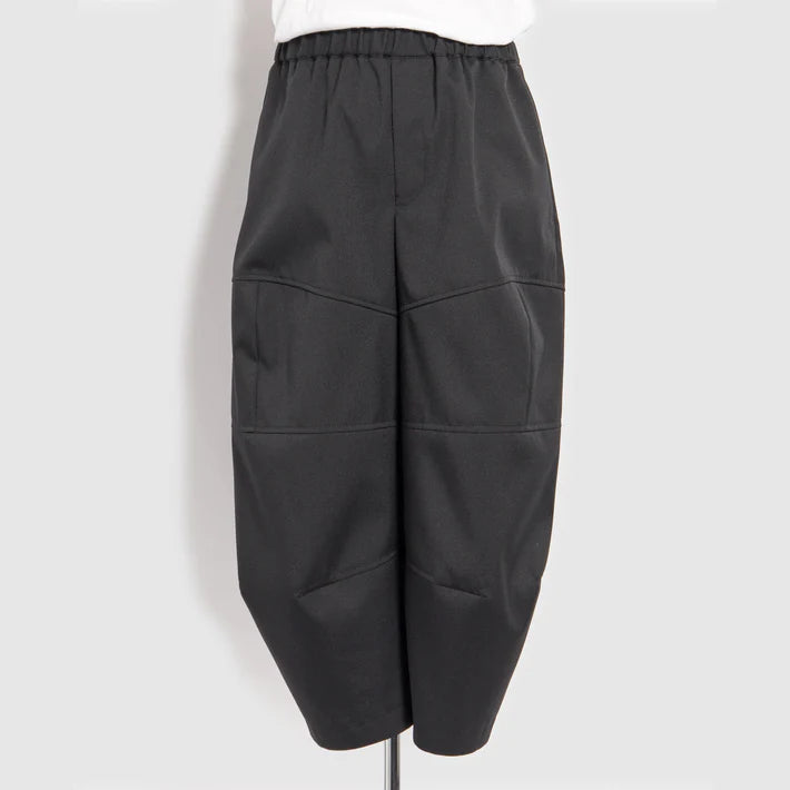 BLACK Comme des Garçons Gabardine Pants (Black) Classic Stretch Pants
