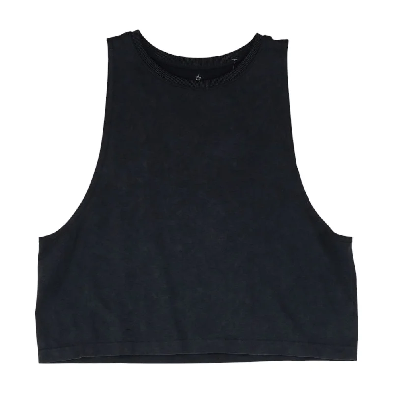 Black Solid Tank sexy tank top