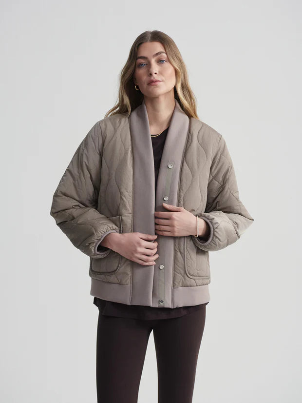 Joanna Reversible Jacket Front Pockets Side Pockets Patch Pockets