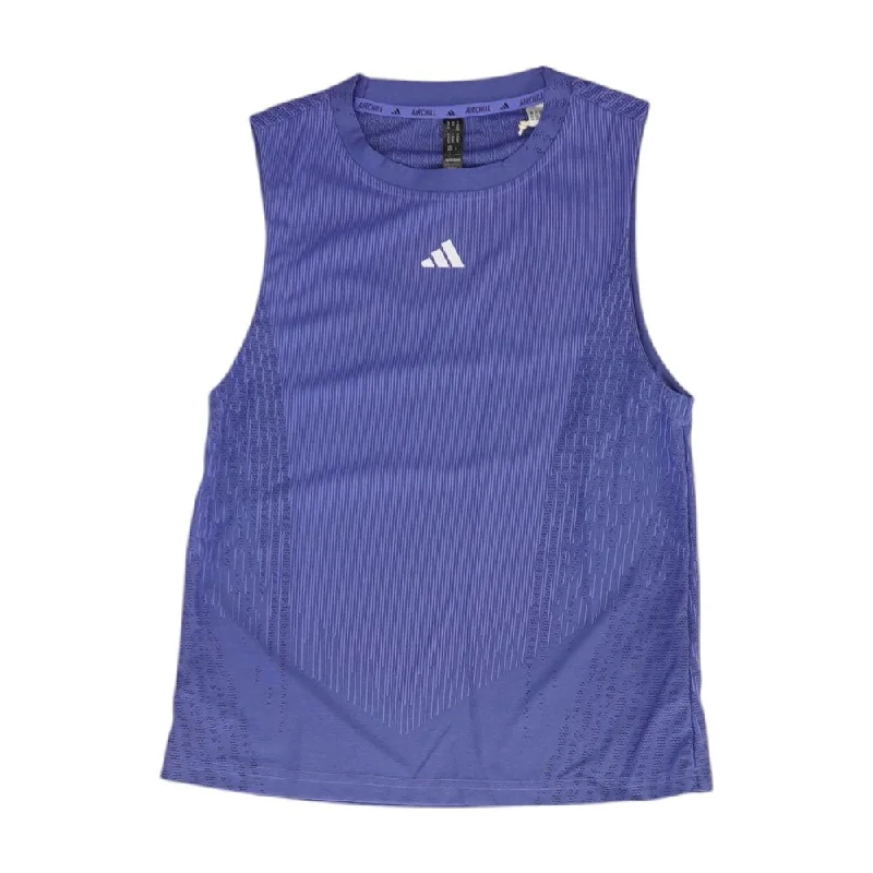 Purple Striped Active Tank long tank top