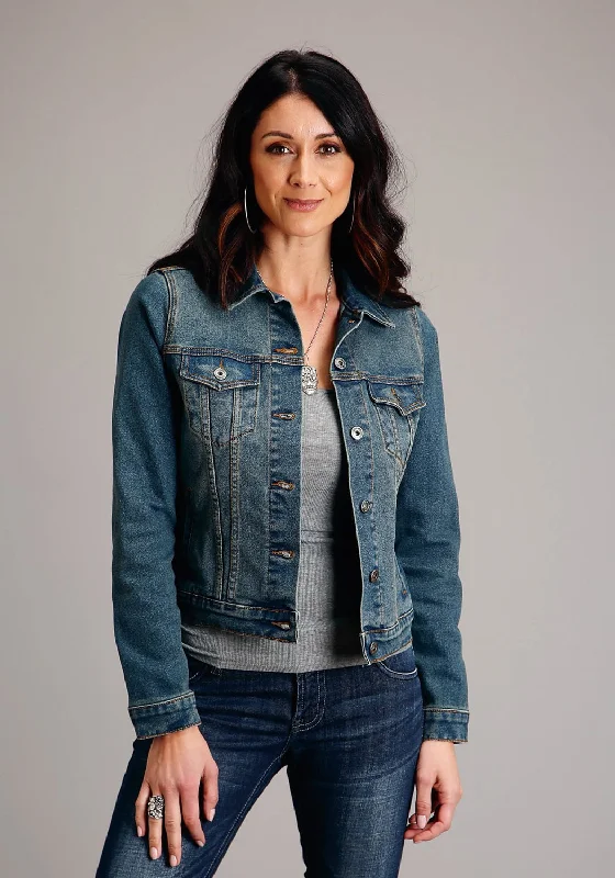 Stetson Womens Dirty Button Front Blue Cotton Blend Denim Jacket Denim Jacket Leather Jacket Suede Jacket Stetson Womens Dirty Button Front Blue Cotton Blend Denim Jacket Denim Jacket Leather Jacket Suede Jacket
