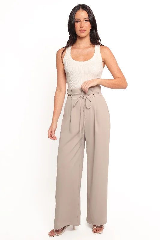 Thesis Pants - Beige Trendy Tapered Pants