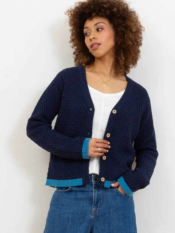 Shapwick knit cardigan Elasticated Padded Insulated