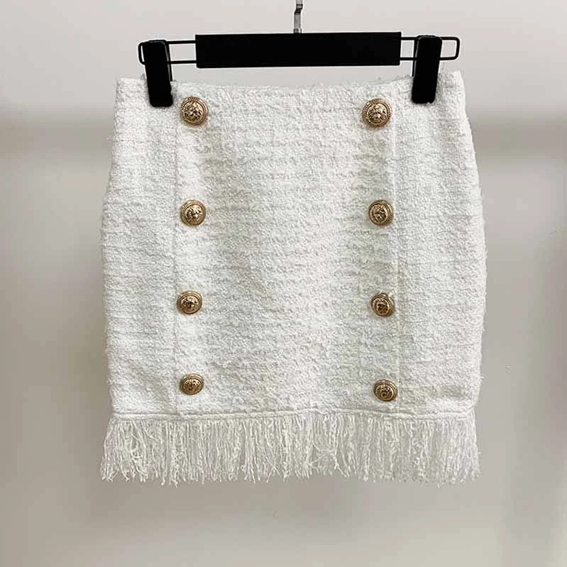 Hight Waisted White Formal Skirt Gold-tone Mini Skirt for Ladies velvet skirt sumptuous Hight Waisted White Formal Skirt Gold-tone Mini Skirt for Ladies velvet skirt sumptuous