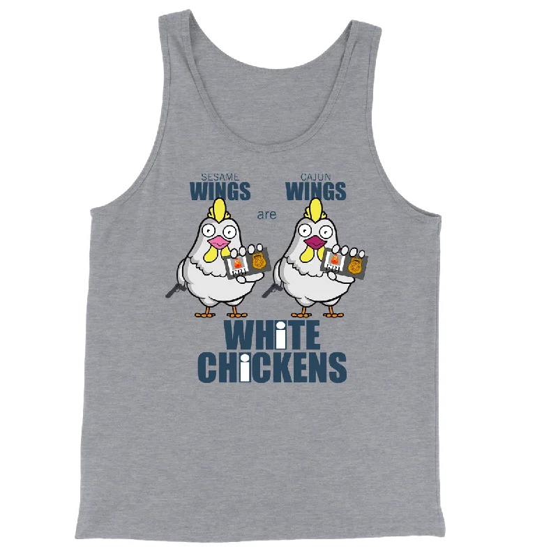 Movie The Food™ "White Chickens" Tank Top slim fit tank