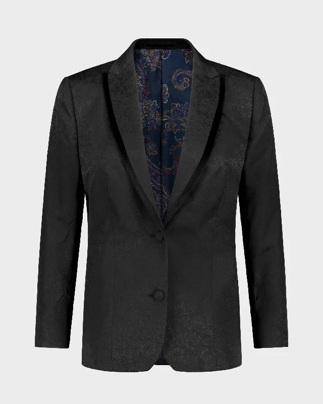 The Daenerys jacket Boat Neck Shawl Collar Notched Collar