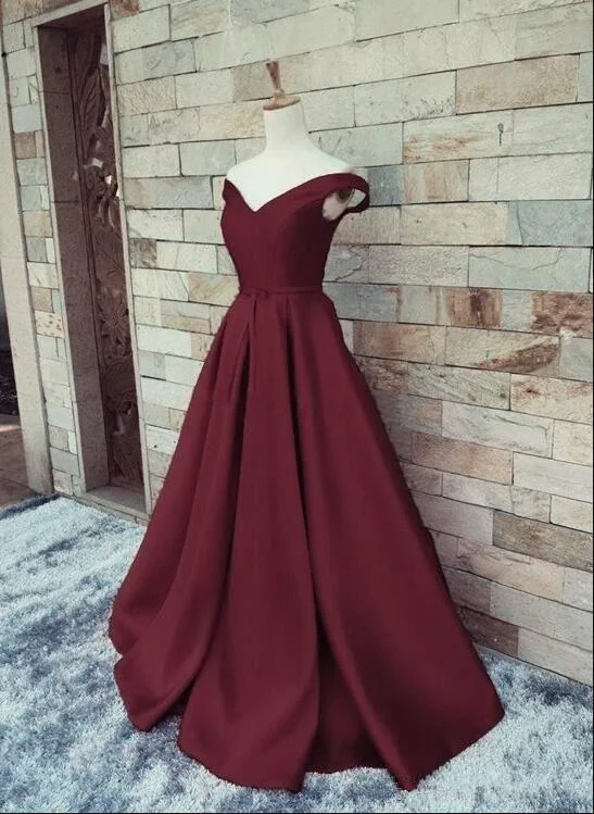 Beautiful Sweetheart Long Satin Party Dress, Off The Shoulder New Prom Dress cg3915 Tunics Luxurious premium Beautiful Sweetheart Long Satin Party Dress, Off The Shoulder New Prom Dress cg3915 Tunics Luxurious premium