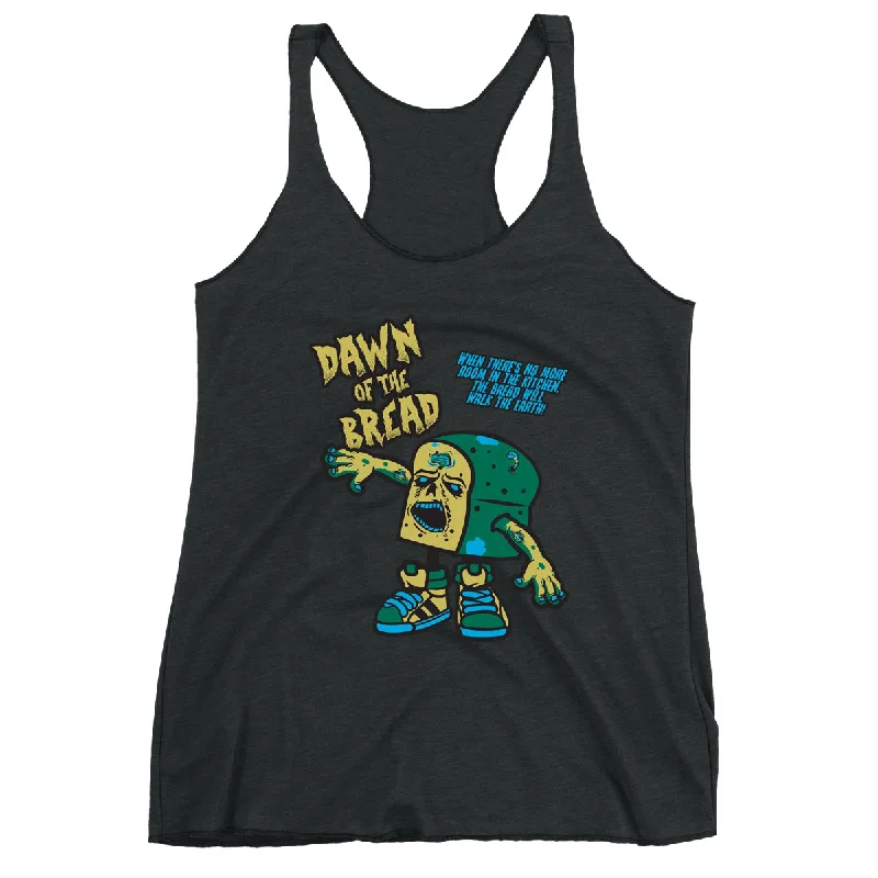 Movie The Food™ "Dawn Of The Bread" Women's Racerback Tank Top bold tank top