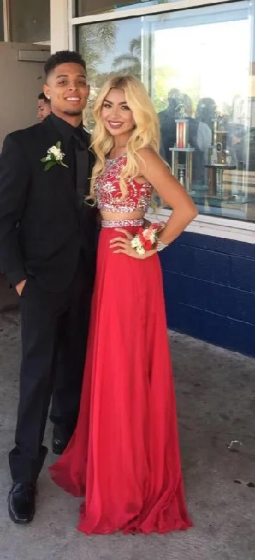 2 Piece Prom Gown,Two Piece Prom Dresses,Red Evening Gowns,2 Pieces Party Dresses,Chiffon Evening Gowns,Sparkle Formal Dress For Teens cg6710 Tunics Short Trendy 2 Piece Prom Gown,Two Piece Prom Dresses,Red Evening Gowns,2 Pieces Party Dresses,Chiffon Evening Gowns,Sparkle Formal Dress For Teens cg6710 Tunics Short Trendy