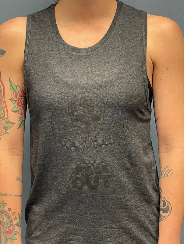 Women's Rage Out "Ace" Tank one shoulder tank