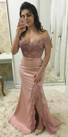 Sweetheart Off Shoulder Appliques Prom Dress Custom Made Side Slit School Dance Dresses Fahion Long Evening Party Dresses cg5488 Boat Neckline Classic Sweetheart Off Shoulder Appliques Prom Dress Custom Made Side Slit School Dance Dresses Fahion Long Evening Party Dresses cg5488 Boat Neckline Classic