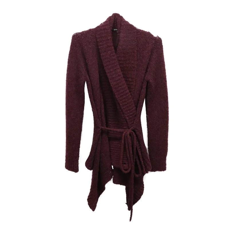 Ann Demeulemeester Cardigan - Women's 36 Satin Fabric Silk Fabric Chiffon Fabric