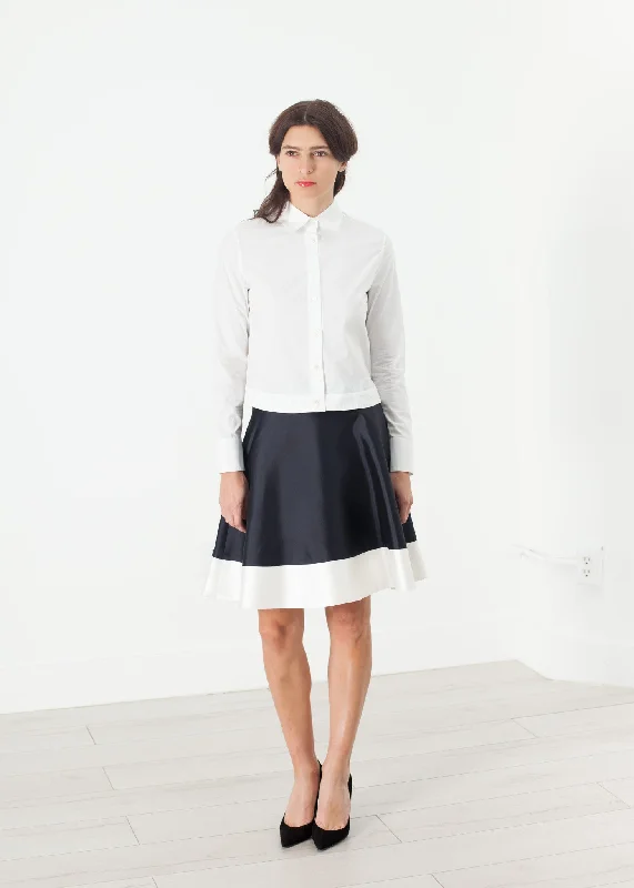Circle Skirt in Navy pencil skirt chic