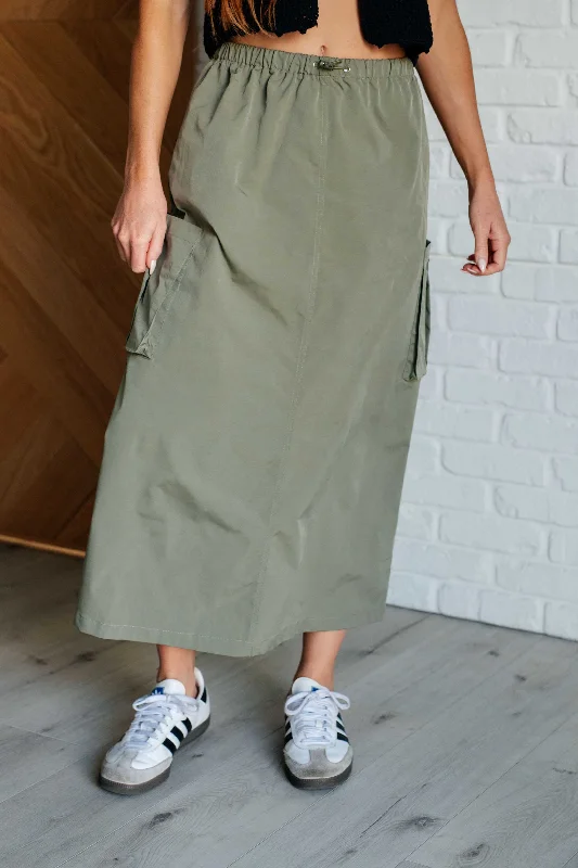 Explain It Away Cargo Skirt leather skirt bold