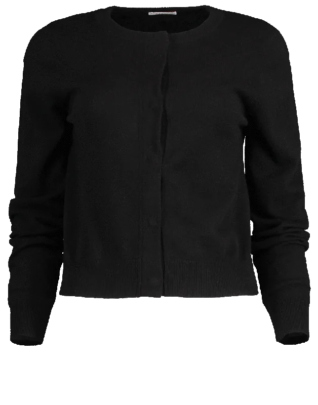 Crewneck Button Cardigan Cable Knit Ribbed Knit Lace Knit