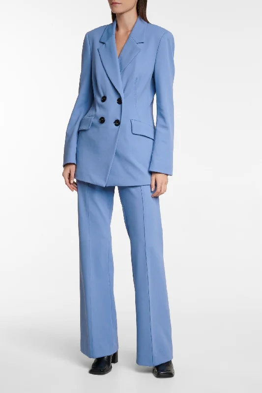 2 Piece Double Breasted Notch Lapel Casual Women Suit (Blazer+Pants) Trendy High-Waist Trousers 2 Piece Double Breasted Notch Lapel Casual Women Suit (Blazer+Pants) Trendy High-Waist Trousers