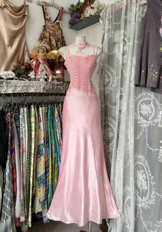 Pink Straps Embroidery Mermaid Vintage Long Party Dress Formal Evening Gown, DP4550 Tunics Sale discount Pink Straps Embroidery Mermaid Vintage Long Party Dress Formal Evening Gown, DP4550 Tunics Sale discount