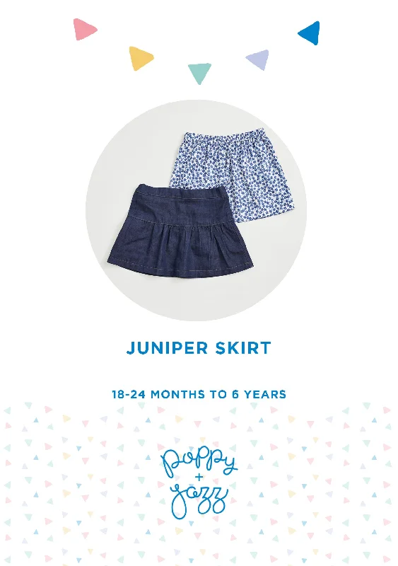Juniper Skirt Sewing Pattern high waist skirt