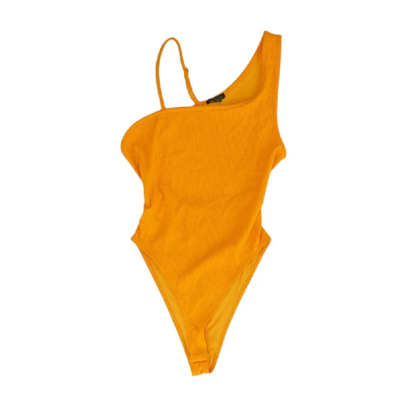 Yellow Solid Bodysuit Tank lemon yellow tank