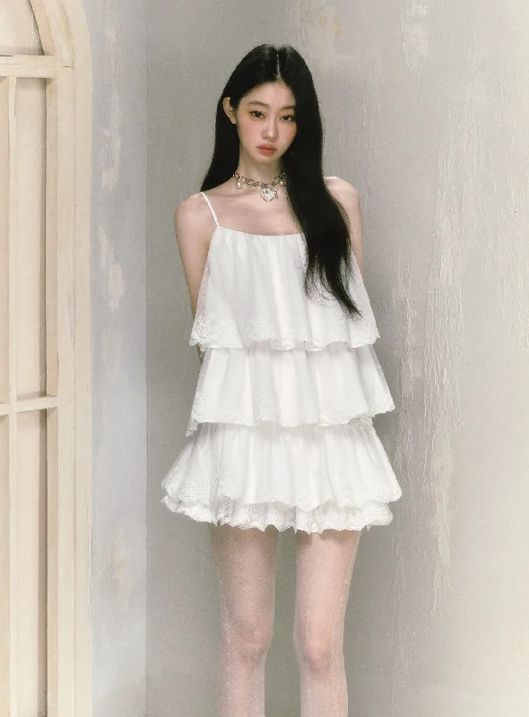 Pure Desire Cake Camisole/Short Skirt SAL0063 linen skirt airy