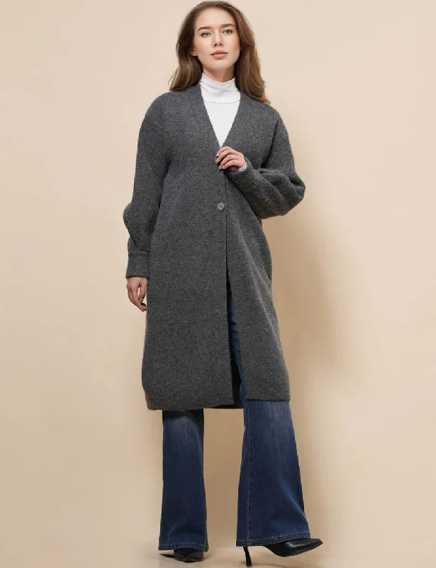 Ladies Solid Color Botton V-Neck Cardigan SKT41089 Nylon Fabric Polyester Fabric Spandex Fabric Ladies Solid Color Botton V-Neck Cardigan SKT41089 Nylon Fabric Polyester Fabric Spandex Fabric