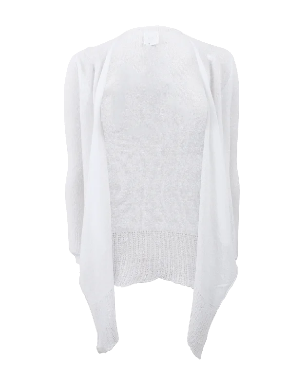 Linen Guaze Cardigan Modern Contemporary chic