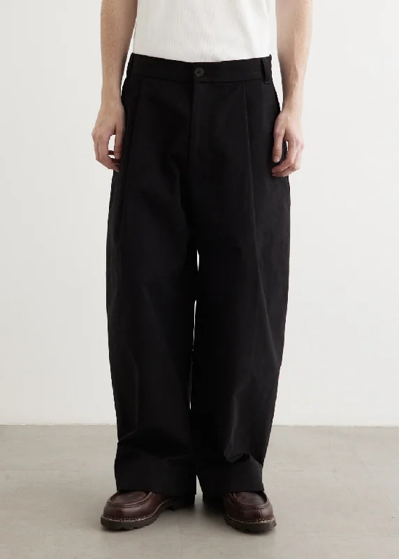 Sorte Deep Pleat Volume Pants Stylish Harem Pants