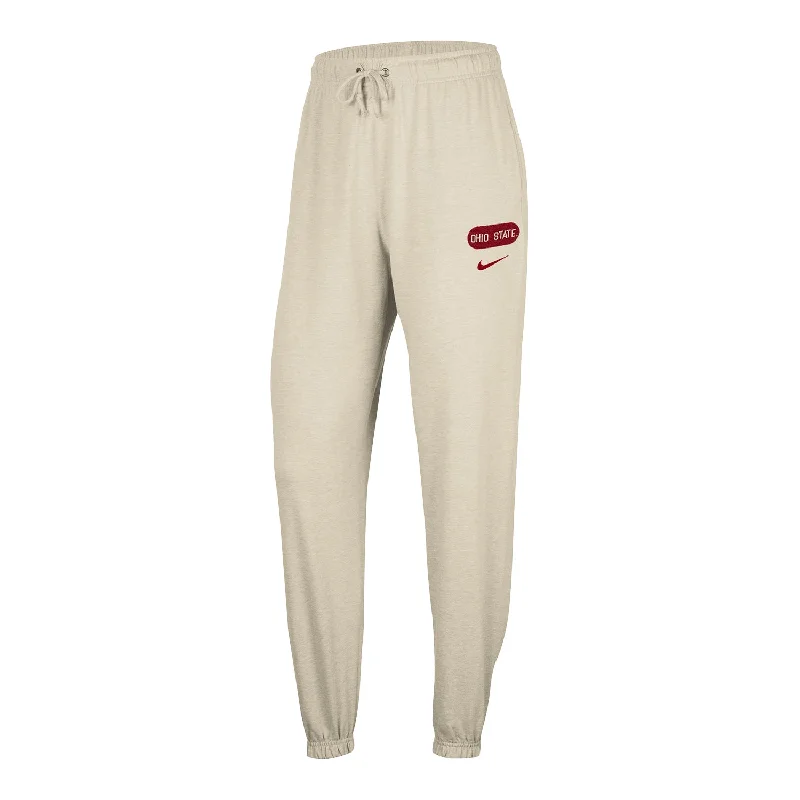 Ladies Ohio State Buckeyes Nike Gym Vintage Natural Pants Comfortable Maternity Pants Ladies Ohio State Buckeyes Nike Gym Vintage Natural Pants Comfortable Maternity Pants