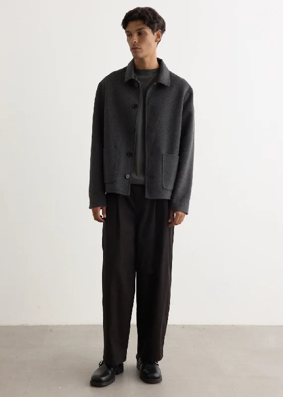 Exposure Wide Leg Pleated Pants Casual Lounge Pants