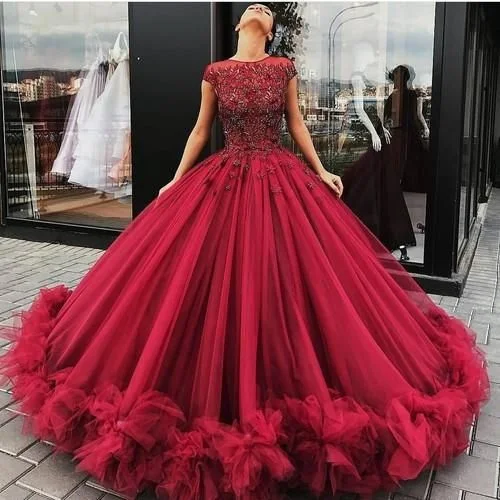 Elegant burgundy prom dresses, cap sleeves birthday prom dresses,party dress,ball gown cg846 Pencil Length Work Elegant burgundy prom dresses, cap sleeves birthday prom dresses,party dress,ball gown cg846 Pencil Length Work