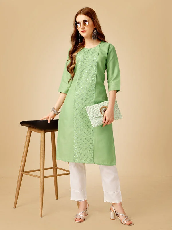 Women's Lime Green Cotton Blend Embroidered Kurta Pant Set - Jyoti Fashion Cozy Jogger Leggings Women's Lime Green Cotton Blend Embroidered Kurta Pant Set - Jyoti Fashion Cozy Jogger Leggings