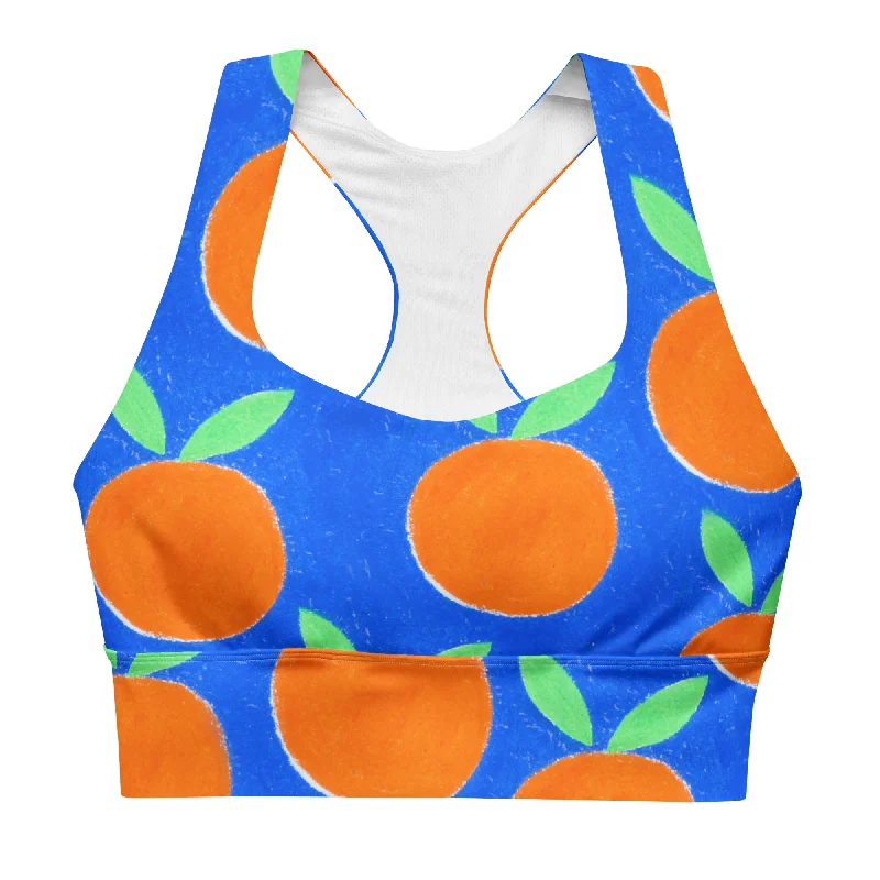 Oranges Supportive Swim Top Chic Swimsuit Cover-Up
